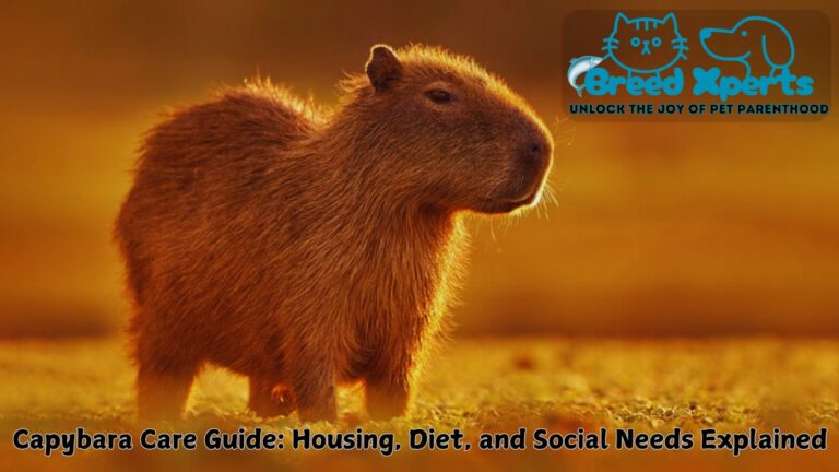 Capybara Care Guide Housing, Diet, and Social Needs Explained